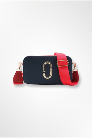 Women'S Canta Navy Blue Quality Sport Stylish Crossbody Shoulder Bag With Two Compartment Pockets (Small Size)