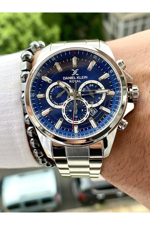 Stainless Steel Band Men'S Wristwatch