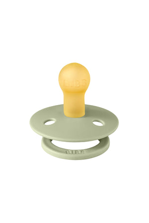 Color Rubber Pacifier - Sage 0-6 Months