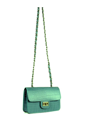 Women'S Crocodile Patterned Mini Shoulder Bag