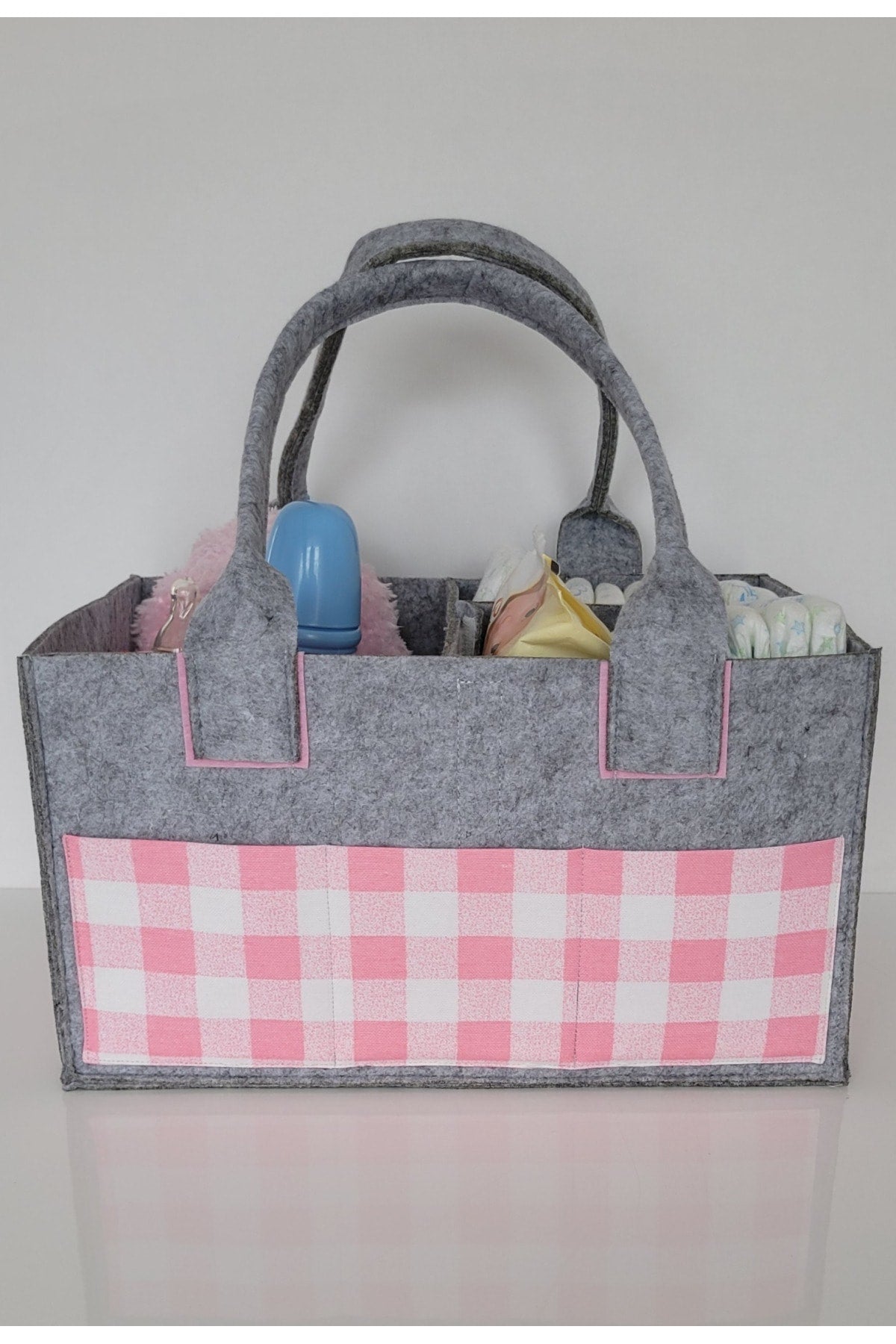 Handmade Multi-Purpose Felt Mother Baby Care And Organizer Bag Functional Organizer