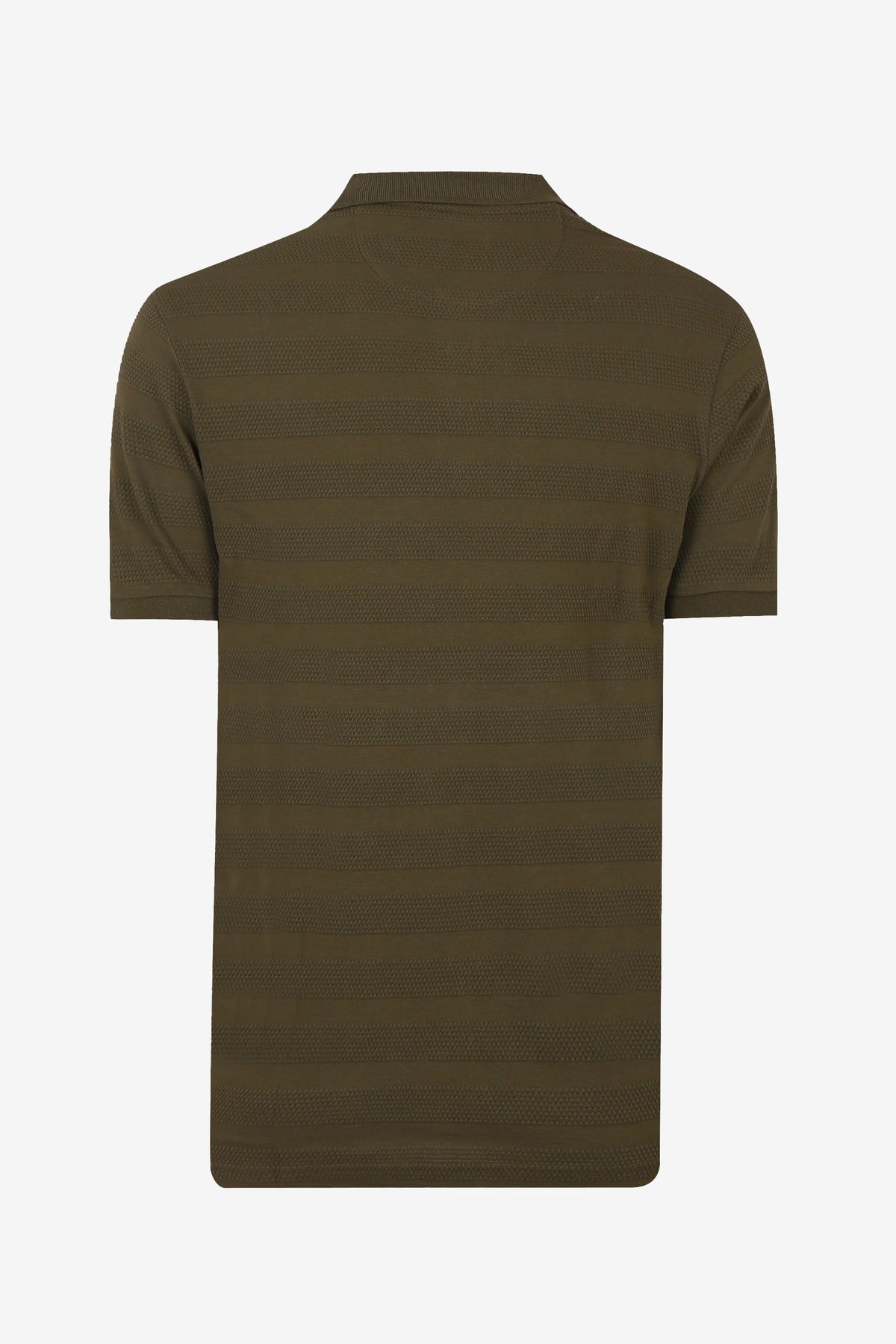 Khaki SELF-PATTERNED T-SHIRT