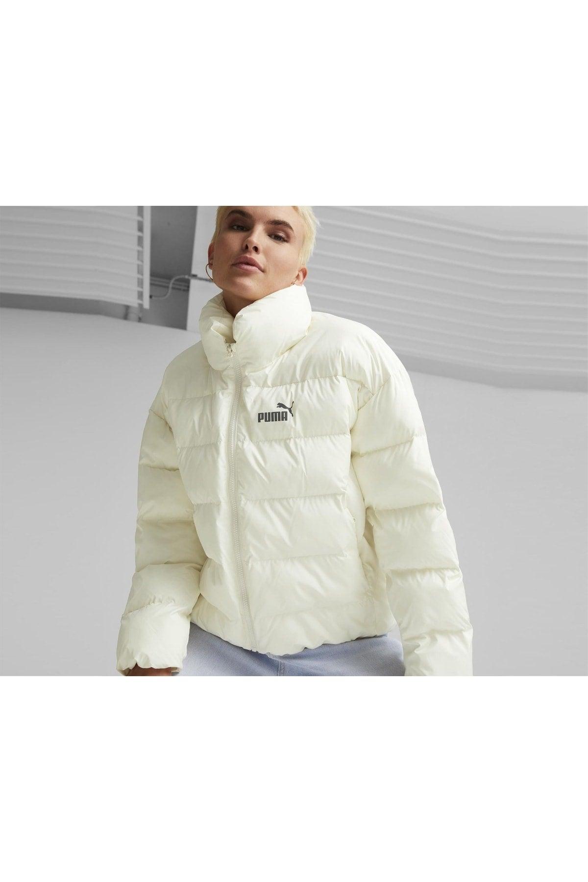 Ess+ Polyball Puffer Women's Daily Jacket 84939565 White - Swordslife