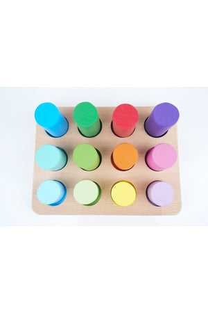 Cylinders With Montessori Matching Table