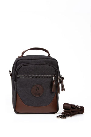 Canvas Men'S Handbag Shoulder Strap Wallet Casual Bag For Phone (Small Size)