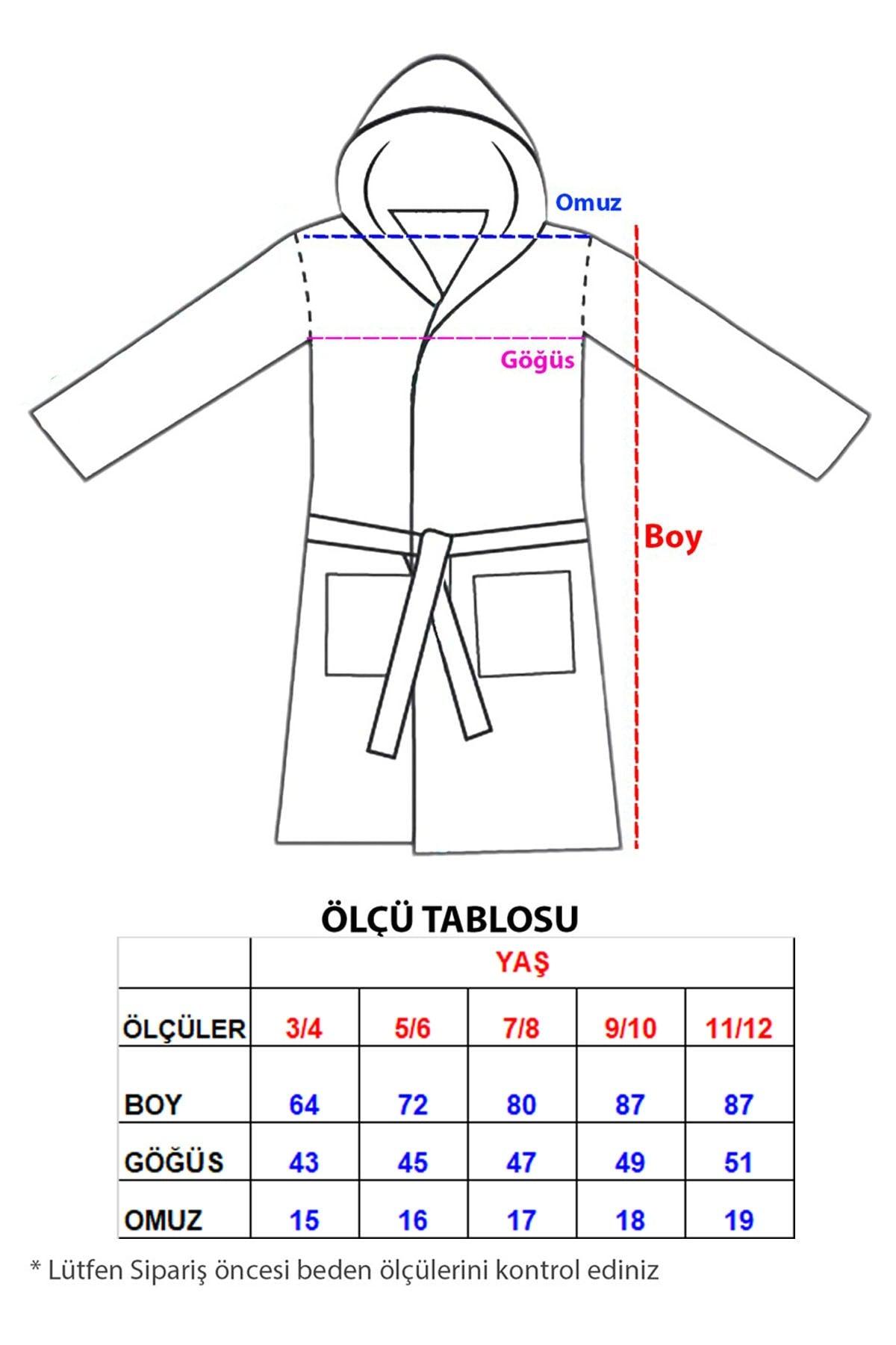 Kral Şakir - Basket - Licensed Children's Bathrobe - Swordslife