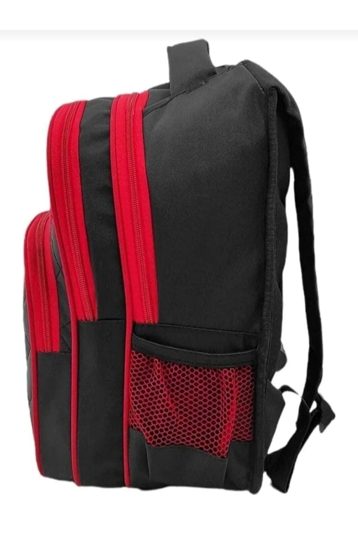 Kids Spiderman Patterned Black And Red Primary School Backpack