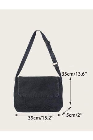 Harajuku Vintage Unisex Denim/Jean Messenger Bag