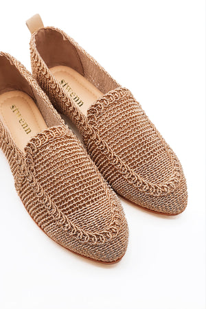 Women'S Knitted Flat Shoes Women'S Shoes Casual Shoes Mink
