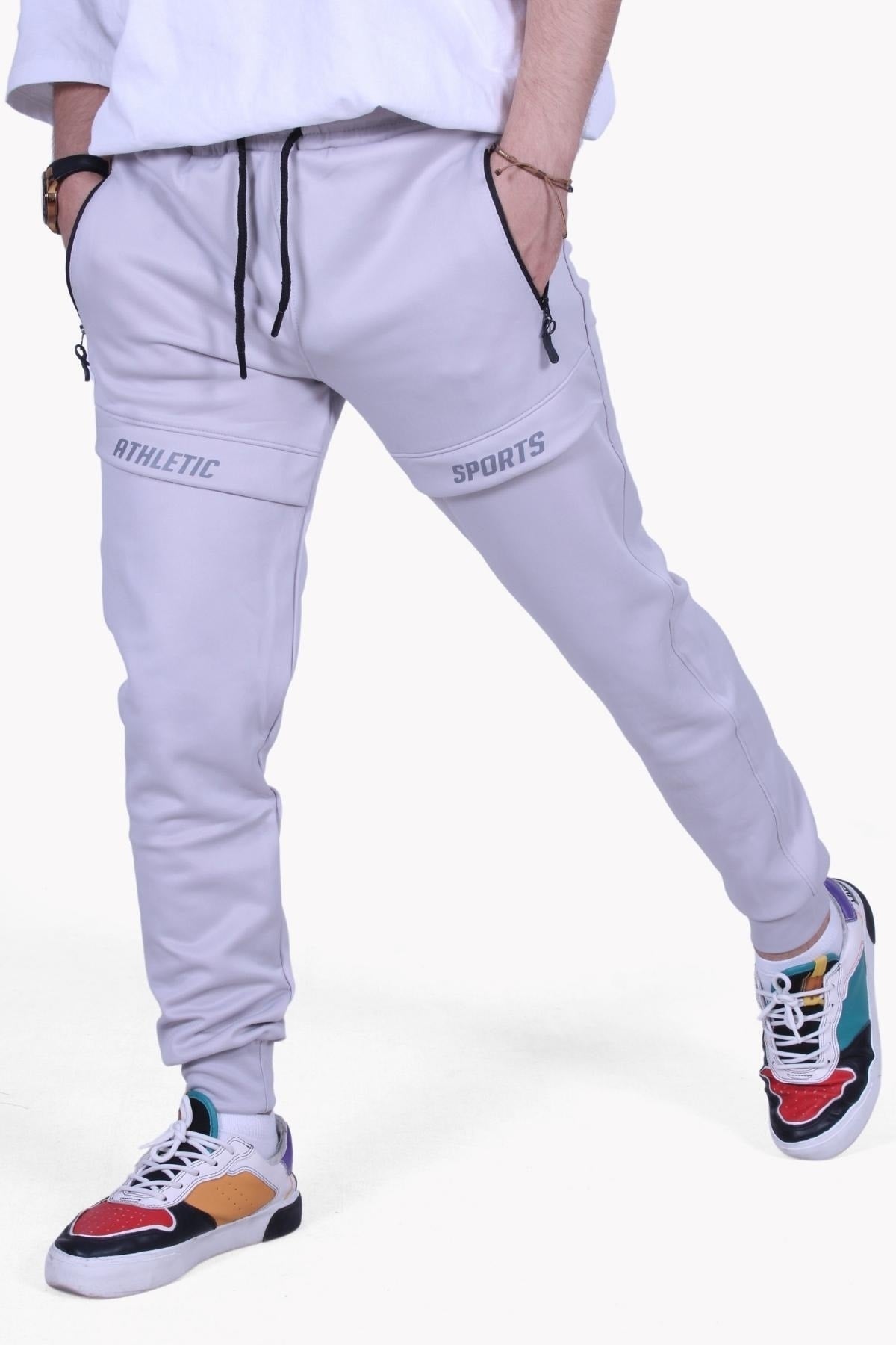 SML-XL-XXL SLIM FIT PRINTED SCUBA MEN'S Sweatpants