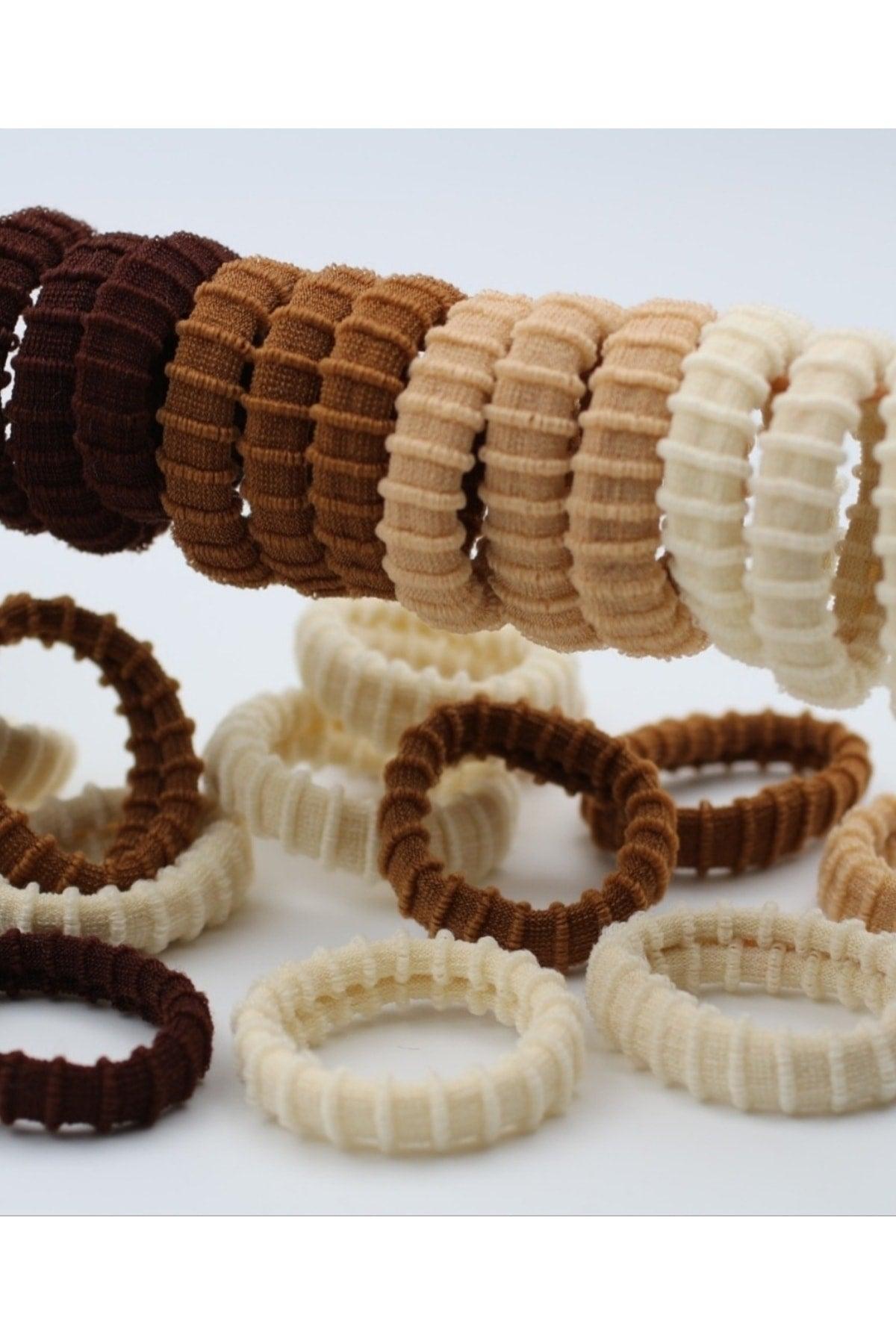 Women's Brown Ultra Flexible Serrated 20 Li Towel Buckle Set - Swordslife
