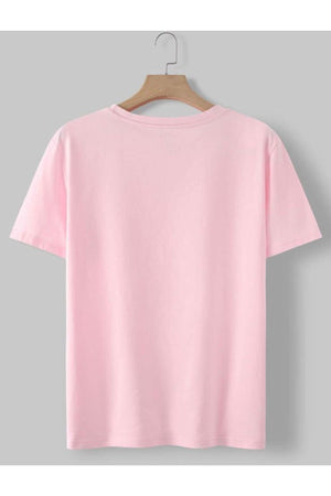 Kids Unisex Oversize Pink Barbie Printed T-Shirt