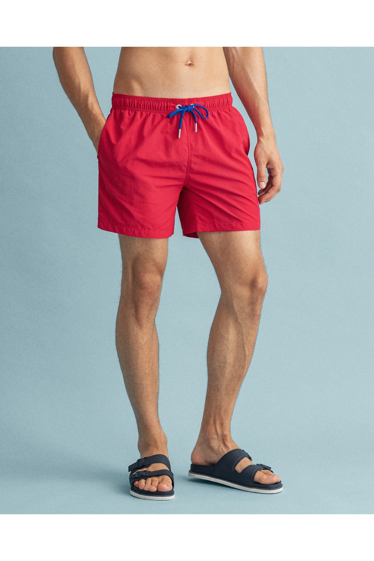 Men's Red Swimwear Shorts