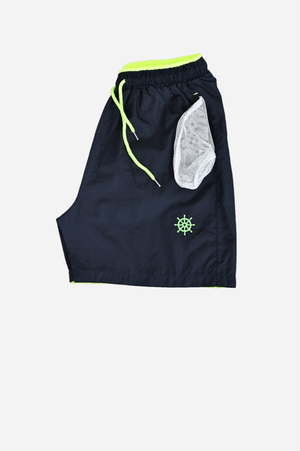 Micro Rudder Embroidered Marine Shorts