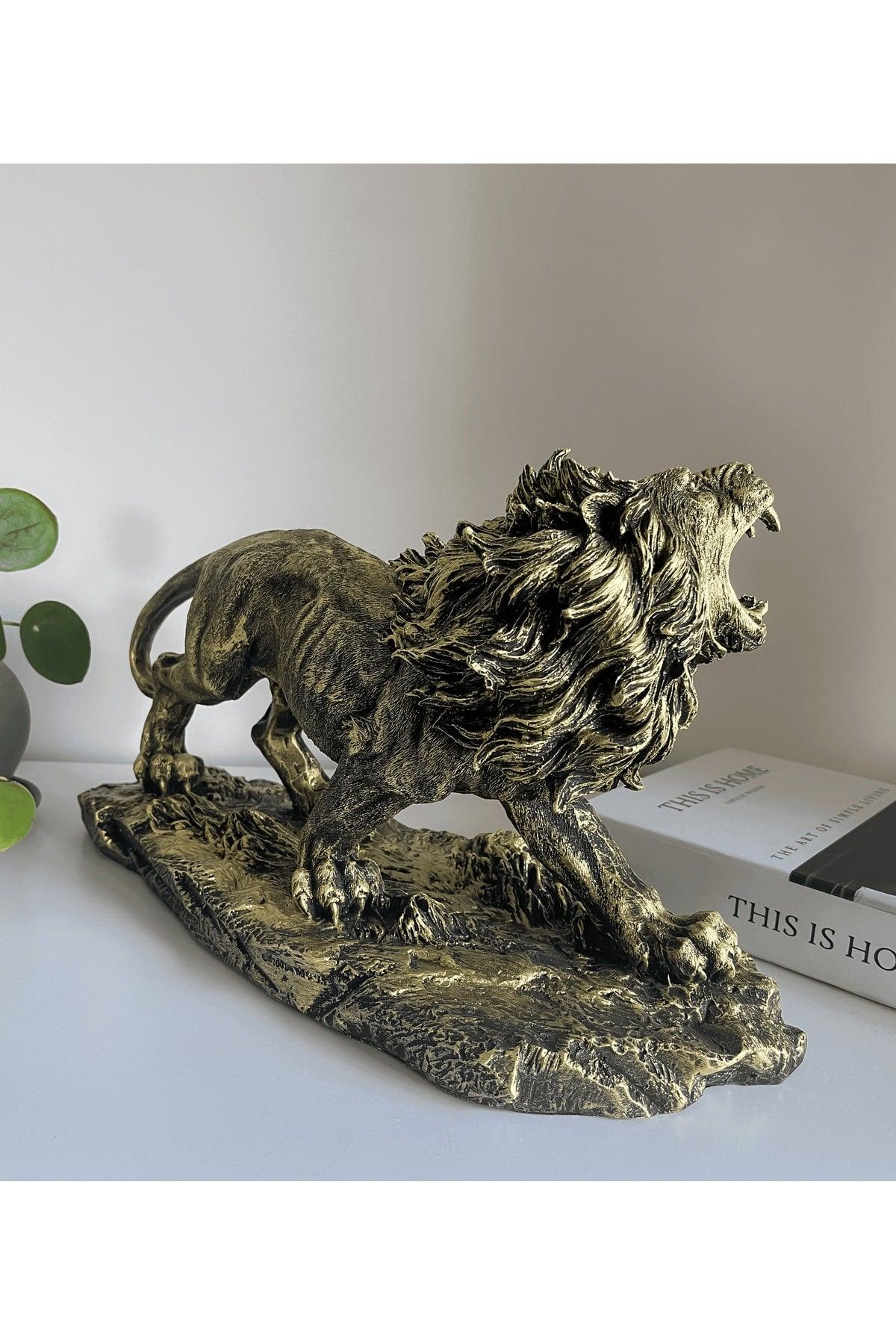 Roaring Lion Decorative Trinket Sculpture - Swordslife