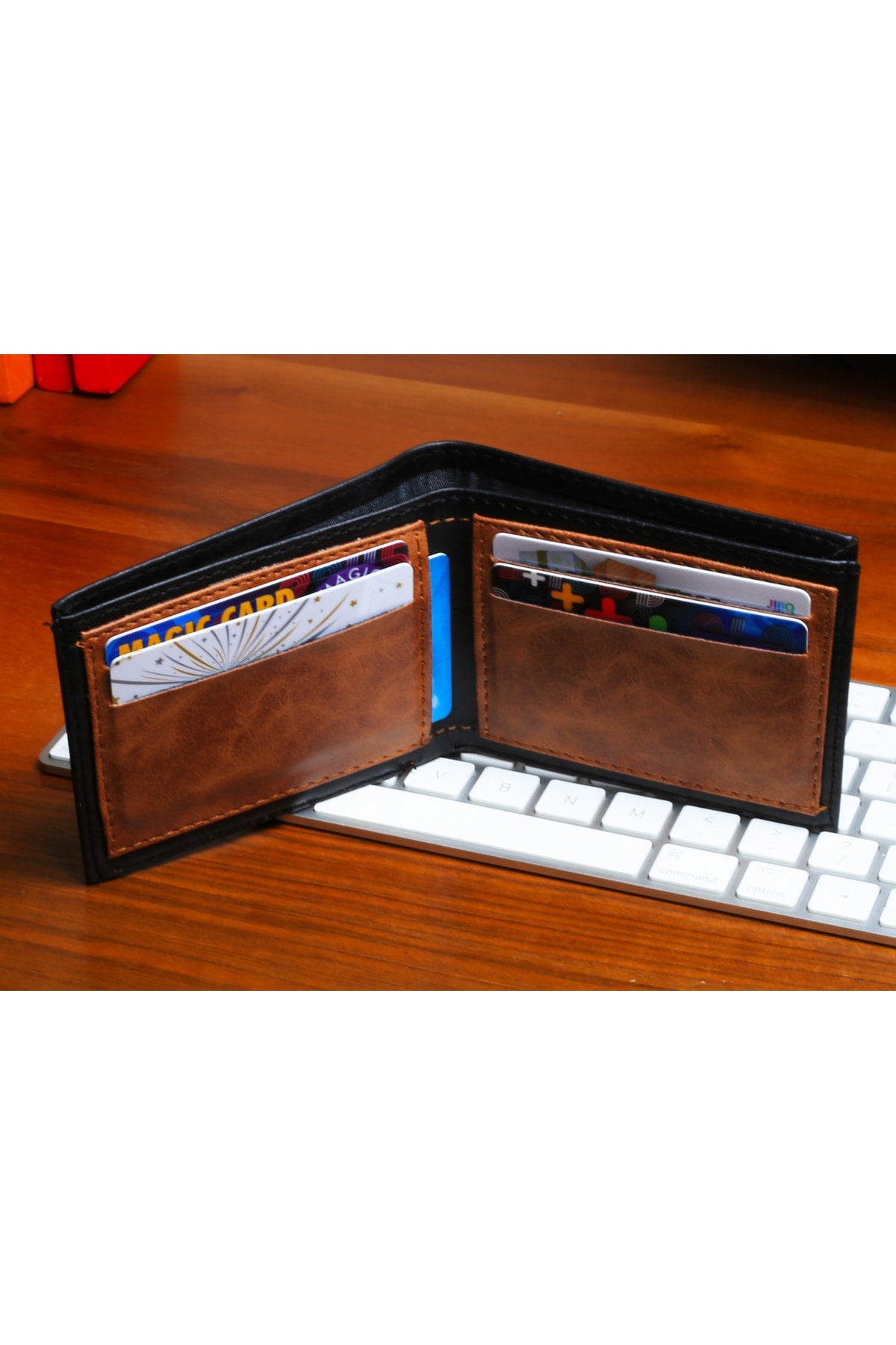 Crazy Leather Men'S Classic Wallet