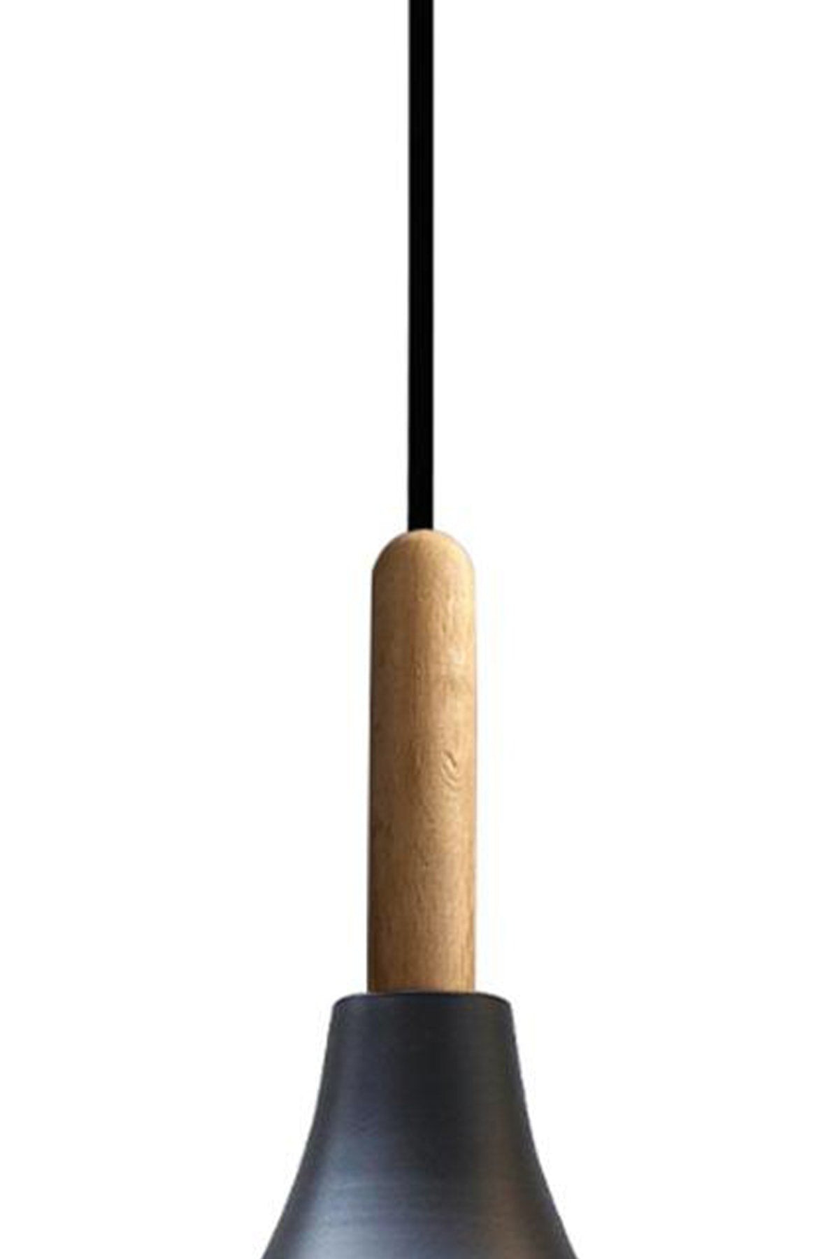 Black Champion Wooden Single Chandelier Pendant Lamp Living Room Kitchen Cafe Boutique Lamp Lighting Chandeliers