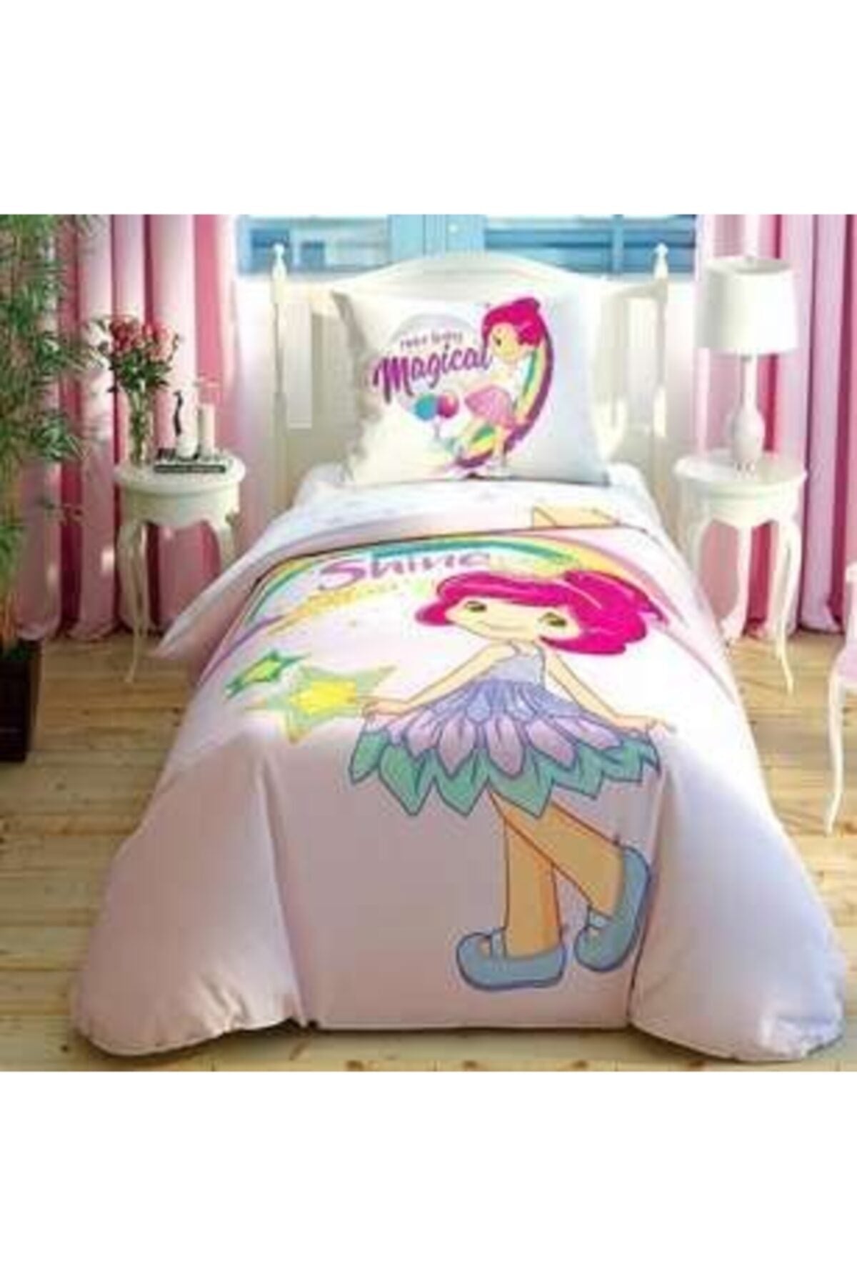 Single Strawberry Shortcake Shine Strawberry Girl Duvet Cover Set