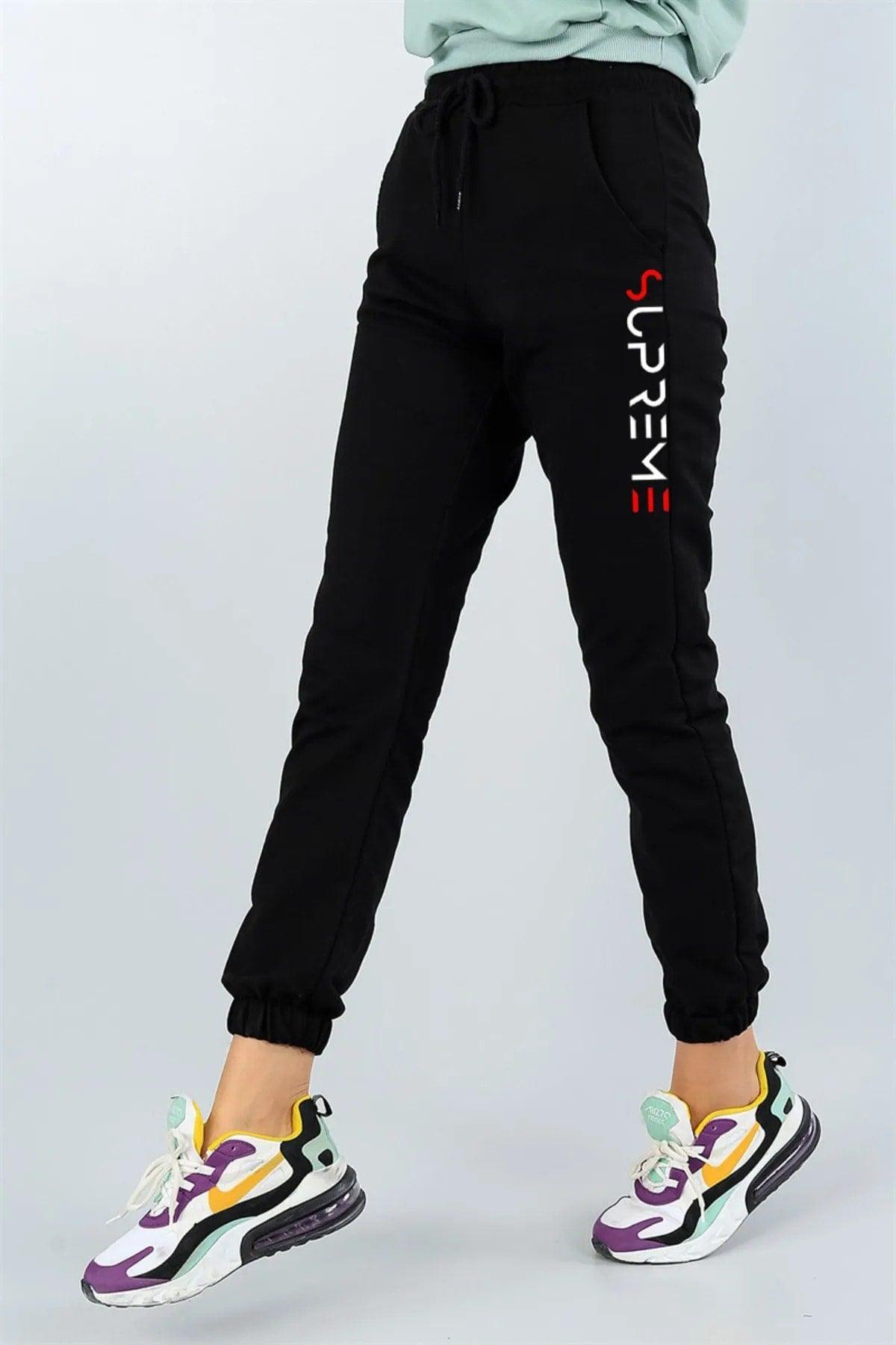 Women's High Waist Printed Jogger Sweatpants - Swordslife