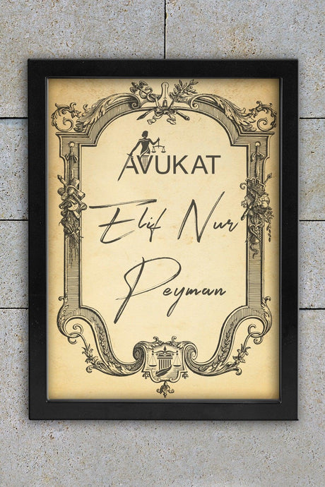 Special for Lawyers, Framed Patent Table Set of 4 / Framed Office Decor - Swordslife