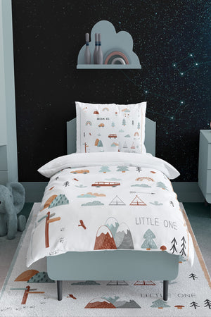 Cute Nature Patterned Clouds Duvet Cover Set Tlan-057