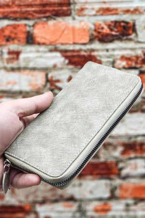 Unisex Vegan Leather Card Holder Wallet With Phone Compartment Xclub Model