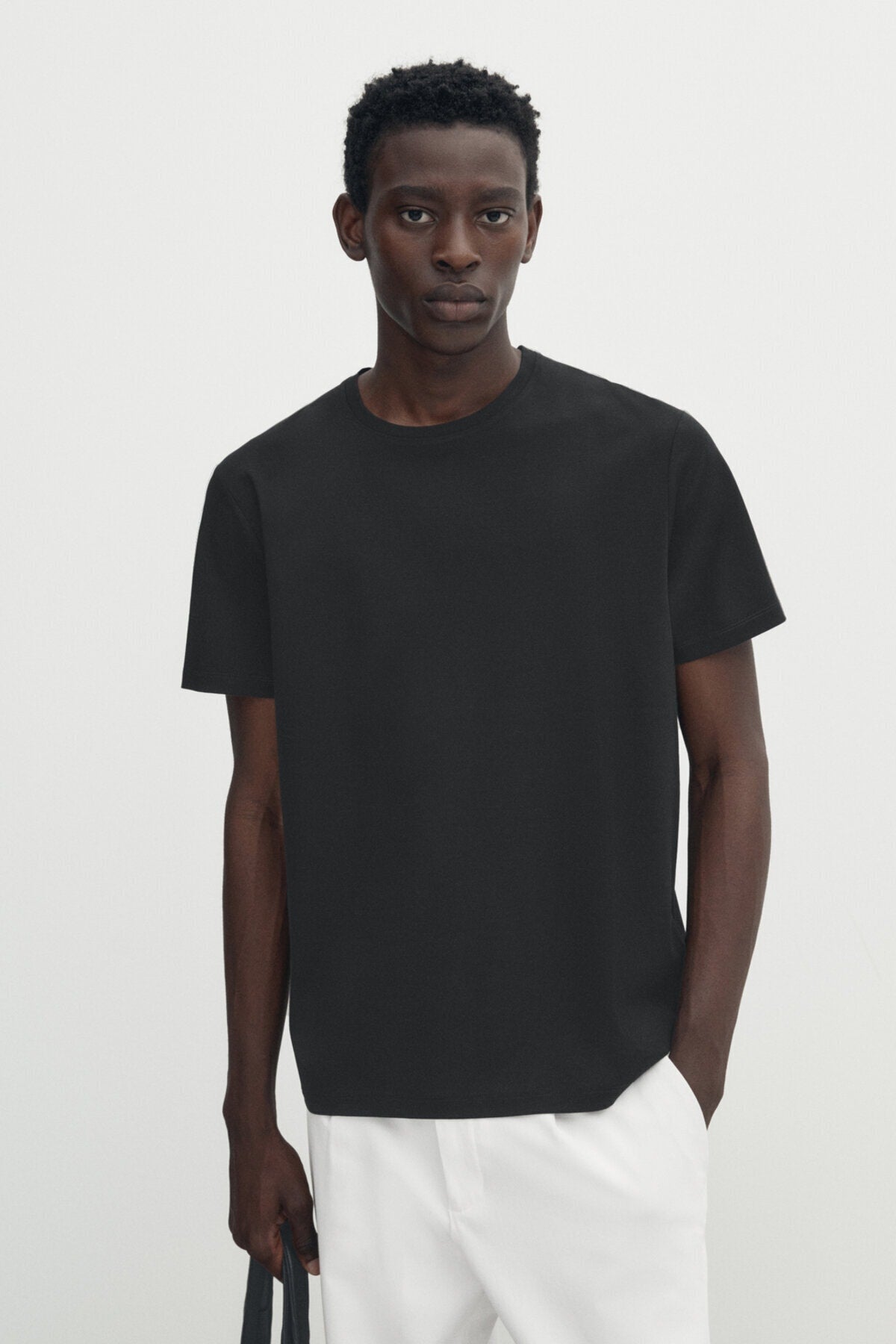 Short Sleeve Mercerized Cotton T-Shirt