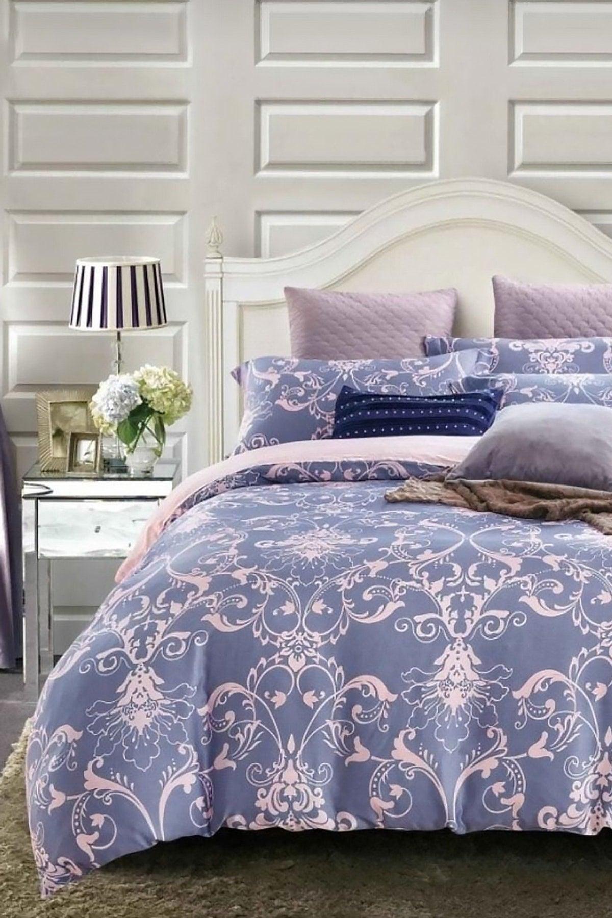 Double Sided Double Duvet Cover Set With Elastic Sheet - Swordslife