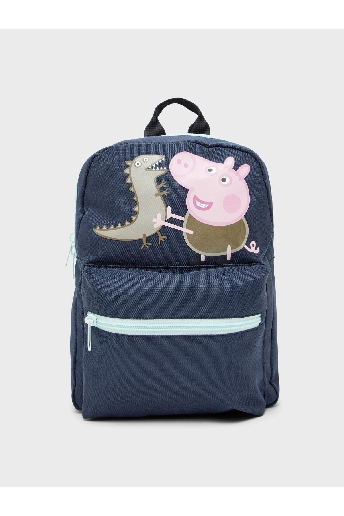 Kids Melvis Peppapig Backpack Pep Kids Navy Blue Backpack 13211363-04