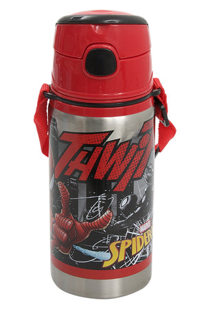 Spiderman Steel Flask Salto 500Ml Thwip