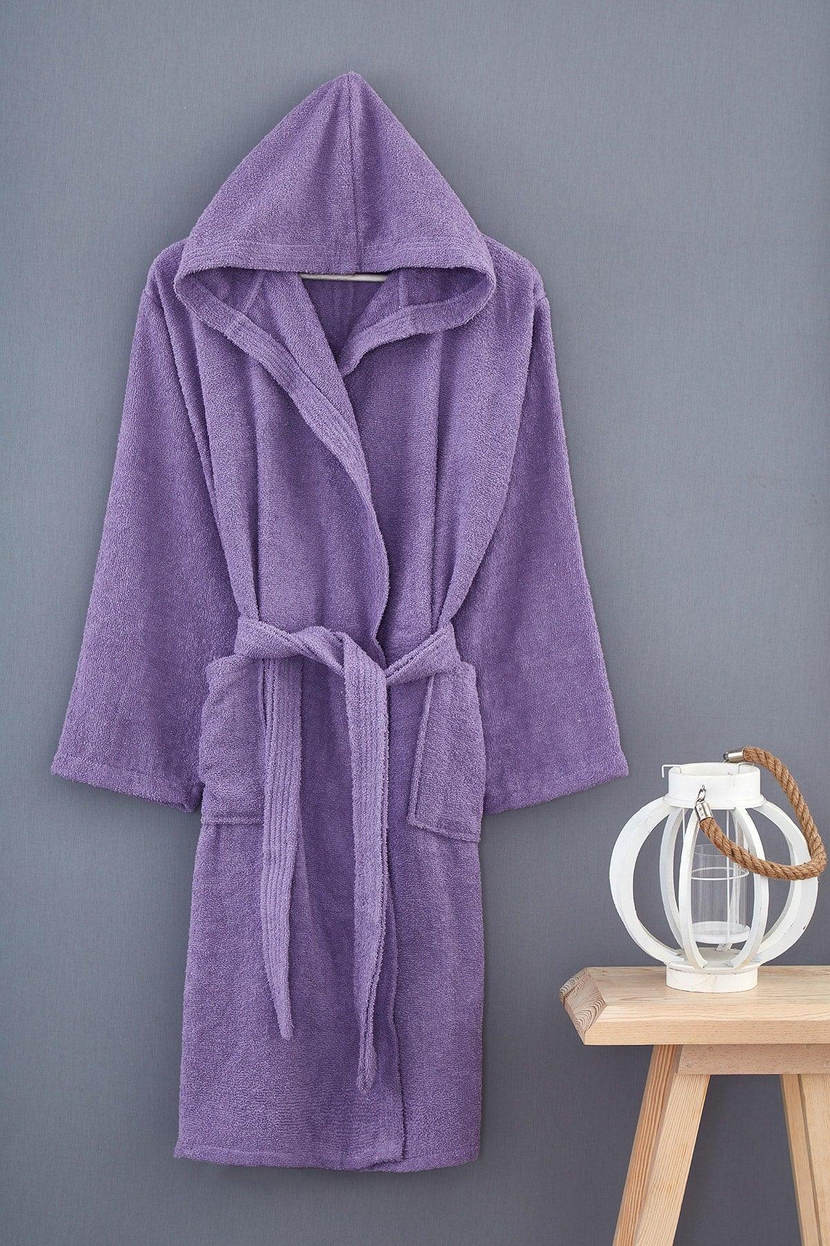 100% Cotton Hooded Bathrobe Set - Swordslife