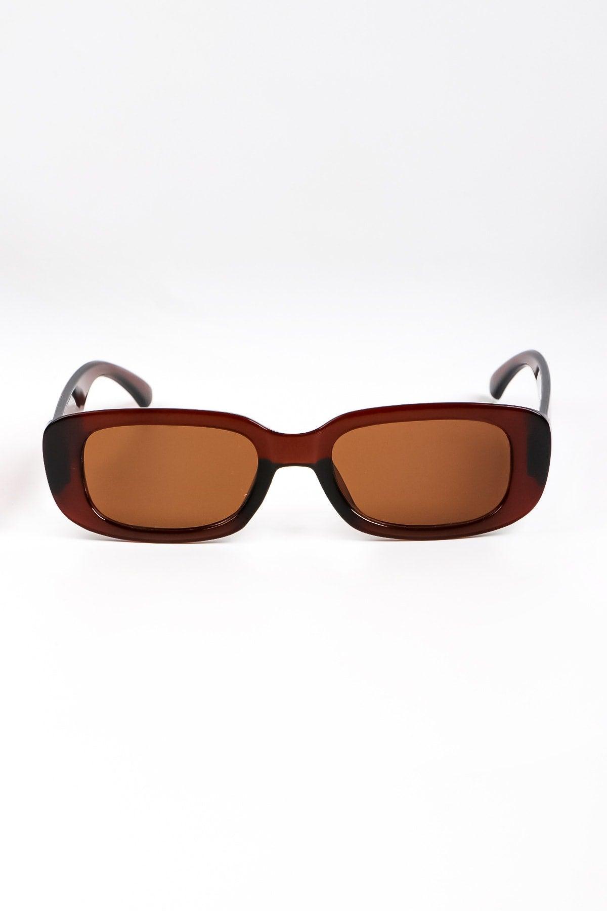 Chunky Brown Sunglasses - Swordslife