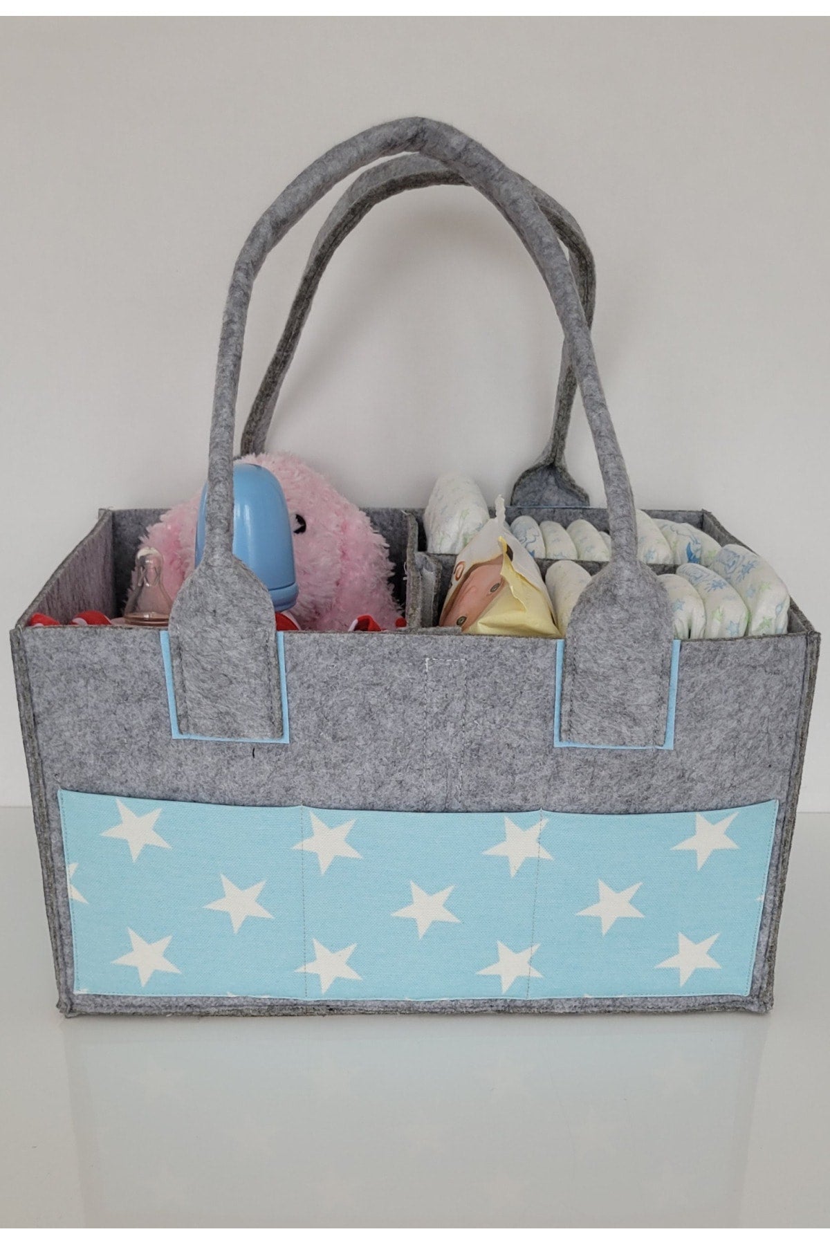 Handmade Multi-Purpose Felt Mother Baby Care And Organizer Bag Functional Organizer