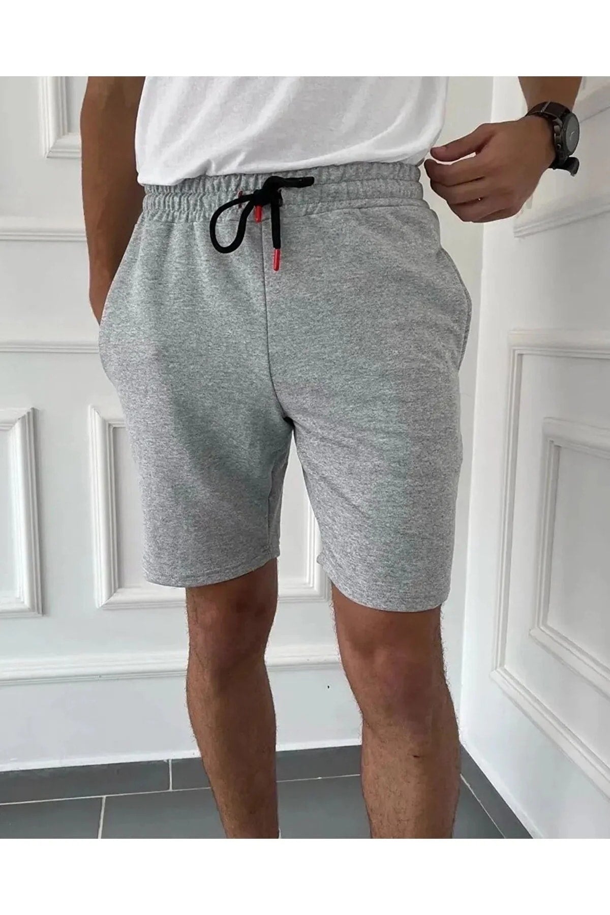 Unisex Men'S 3 Pcs Shorts Black