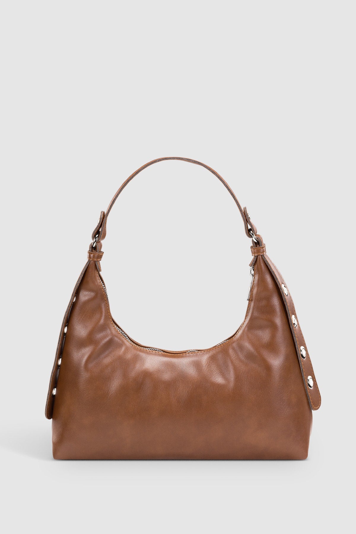 Women's Brown Baguette Bag 205