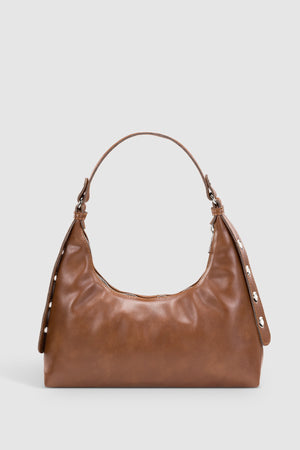 Women'S Brown Baguette Bag 205