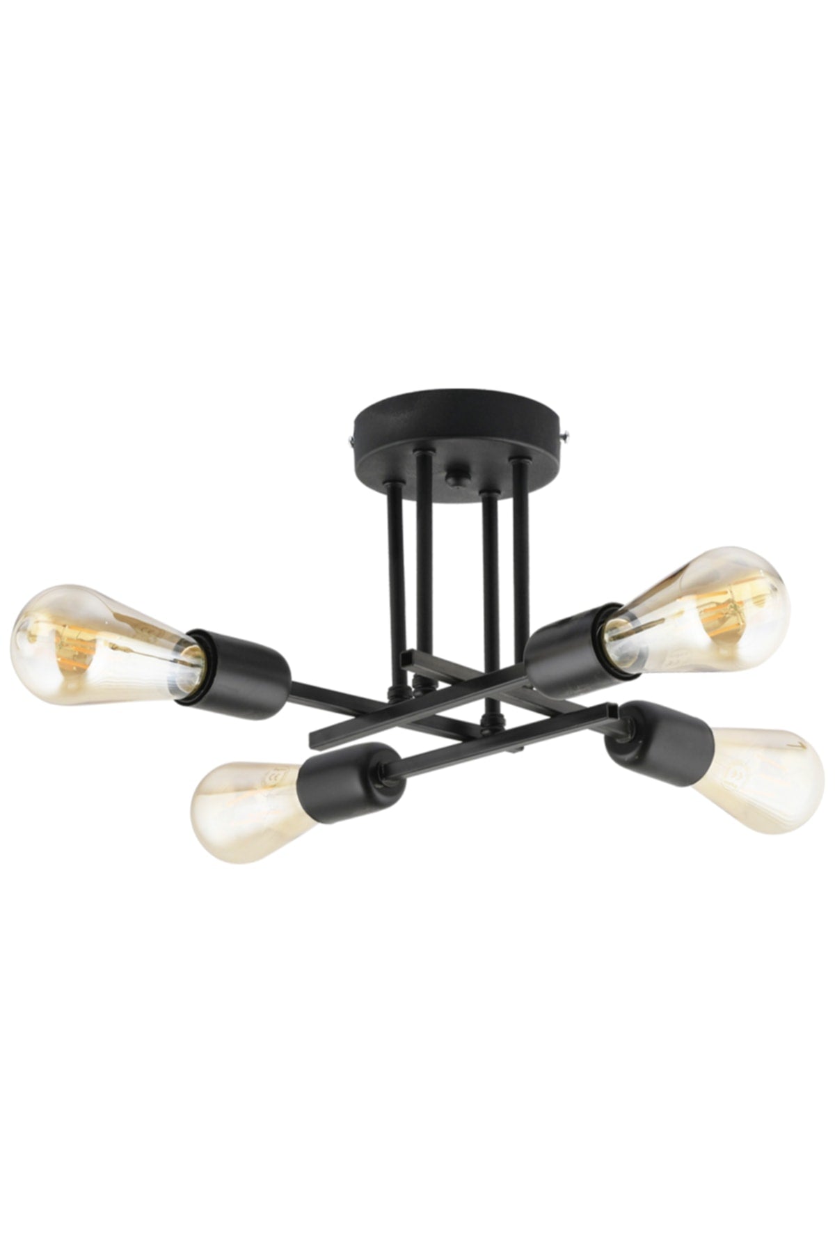 Glam 4-Piece Modern Plafonier Young Room Kitchen Bedroom Chandelier