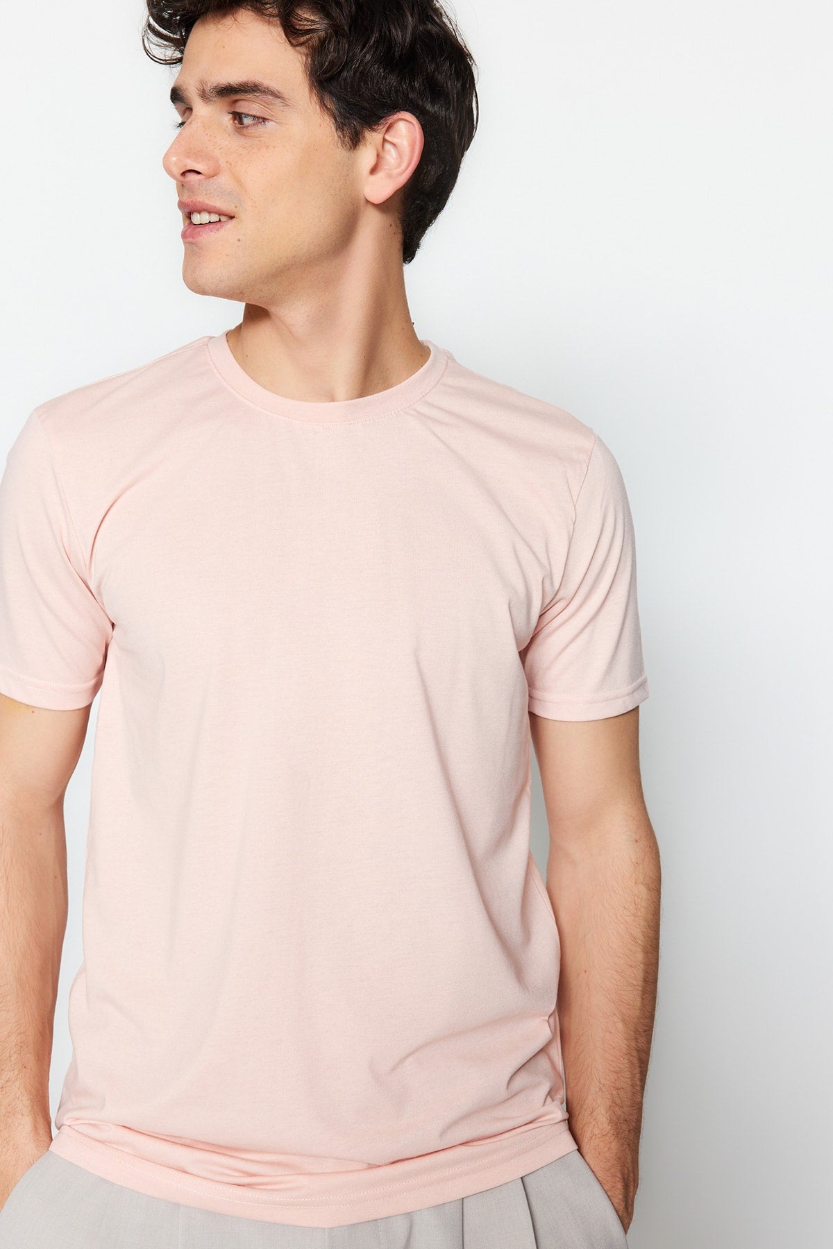 Powder Men'S Basic Regular Fit Crew Neck Short Sleeved T-Shirt Tmnss22Ts0271