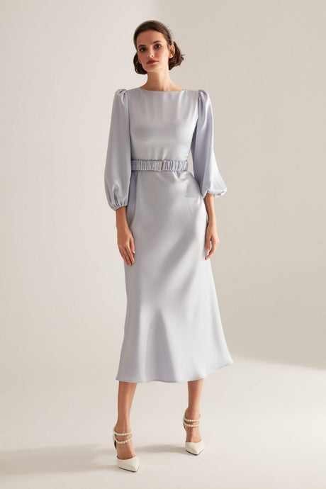 Heleny Special Design Light Blue Engagement Dress - Swordslife
