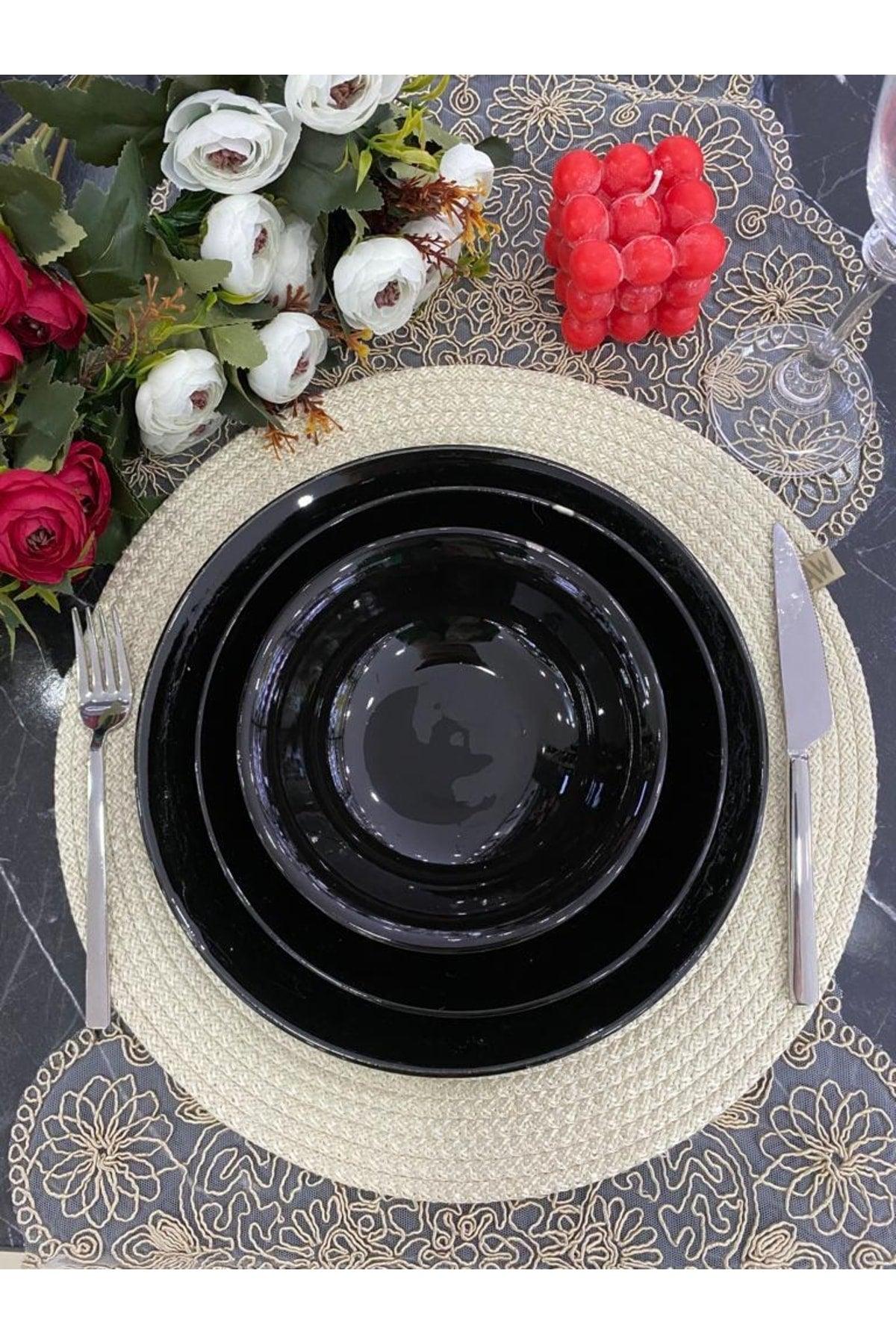 6 Pieces Cream Placemat Runner Supla Presentation Set Cotton Straw Living Room Coffee Table Kitchen Table Cloth - Swordslife