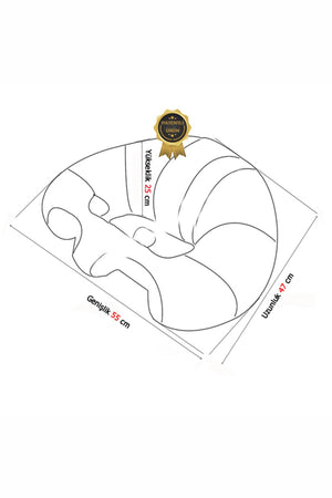 Rattle Grey-Yellow Baby Reclining Baby Sitting Support Cushion Baby Seat