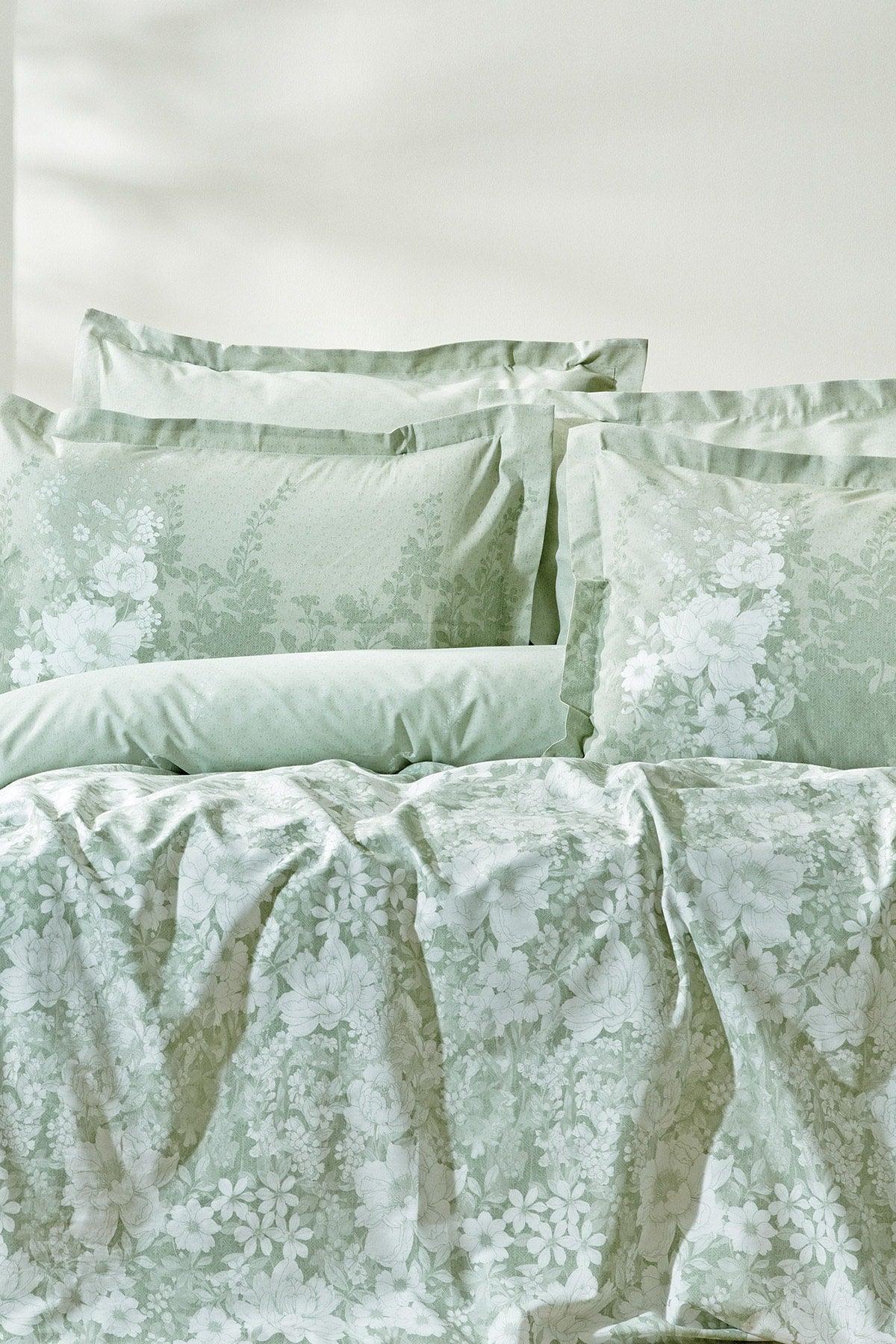 Andressa Ranforce Double Duvet Cover Set - Sage - Swordslife