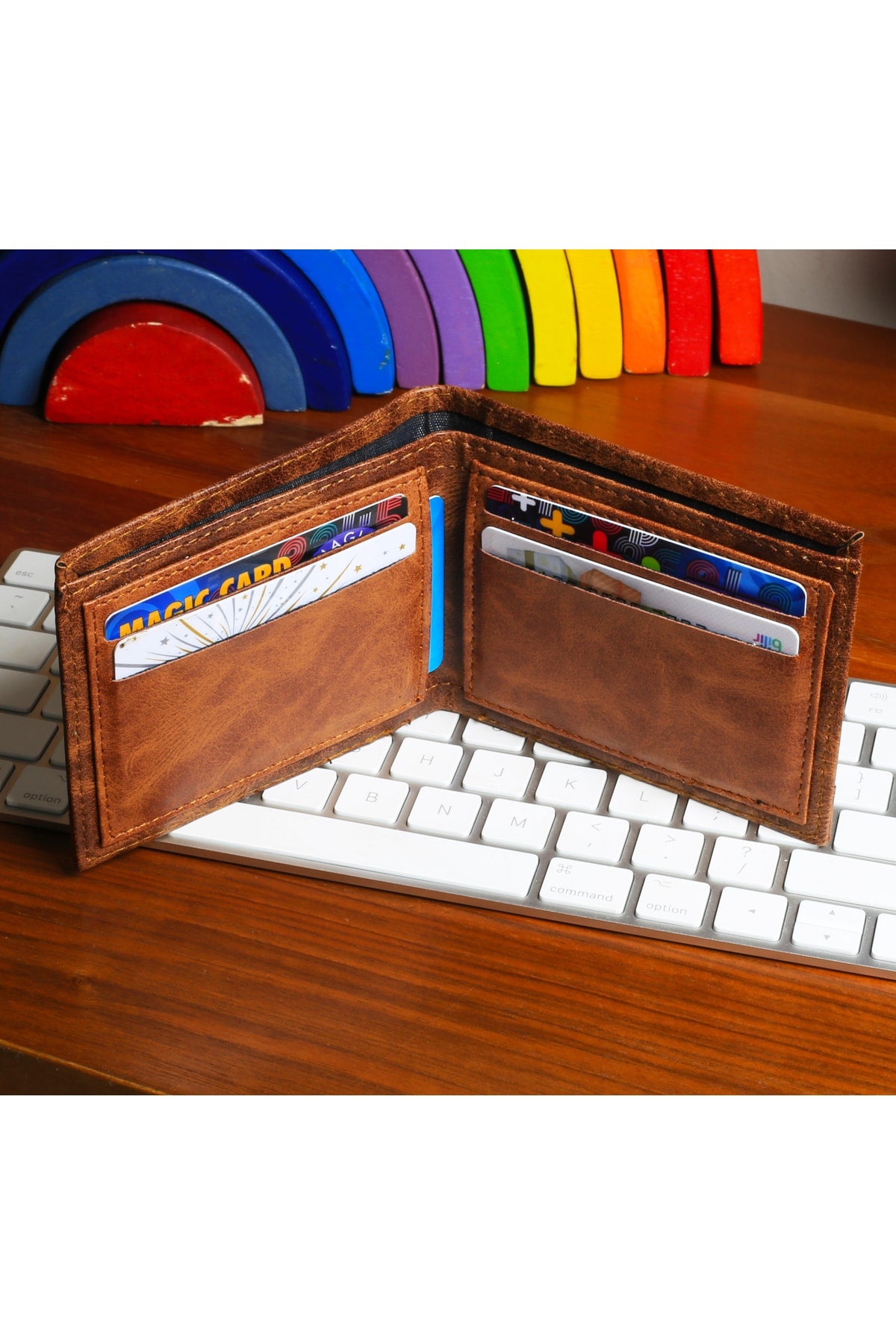 Crazy Leather Men'S Classic Wallet
