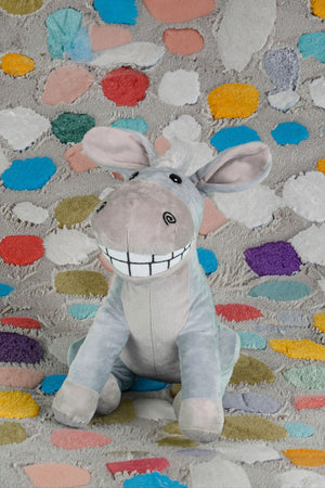 Donkey Plush 30Cm Gray