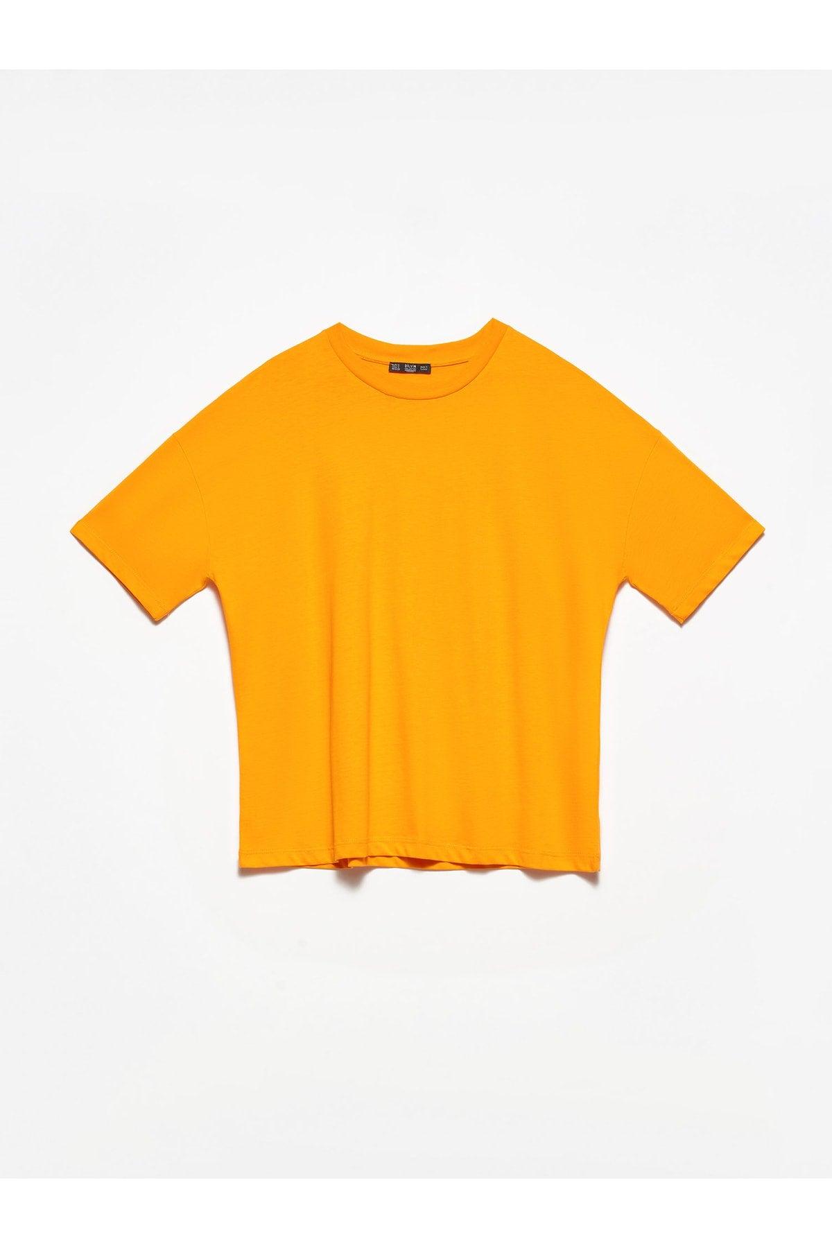 3683 Basic T-shirt Orange. - Swordslife