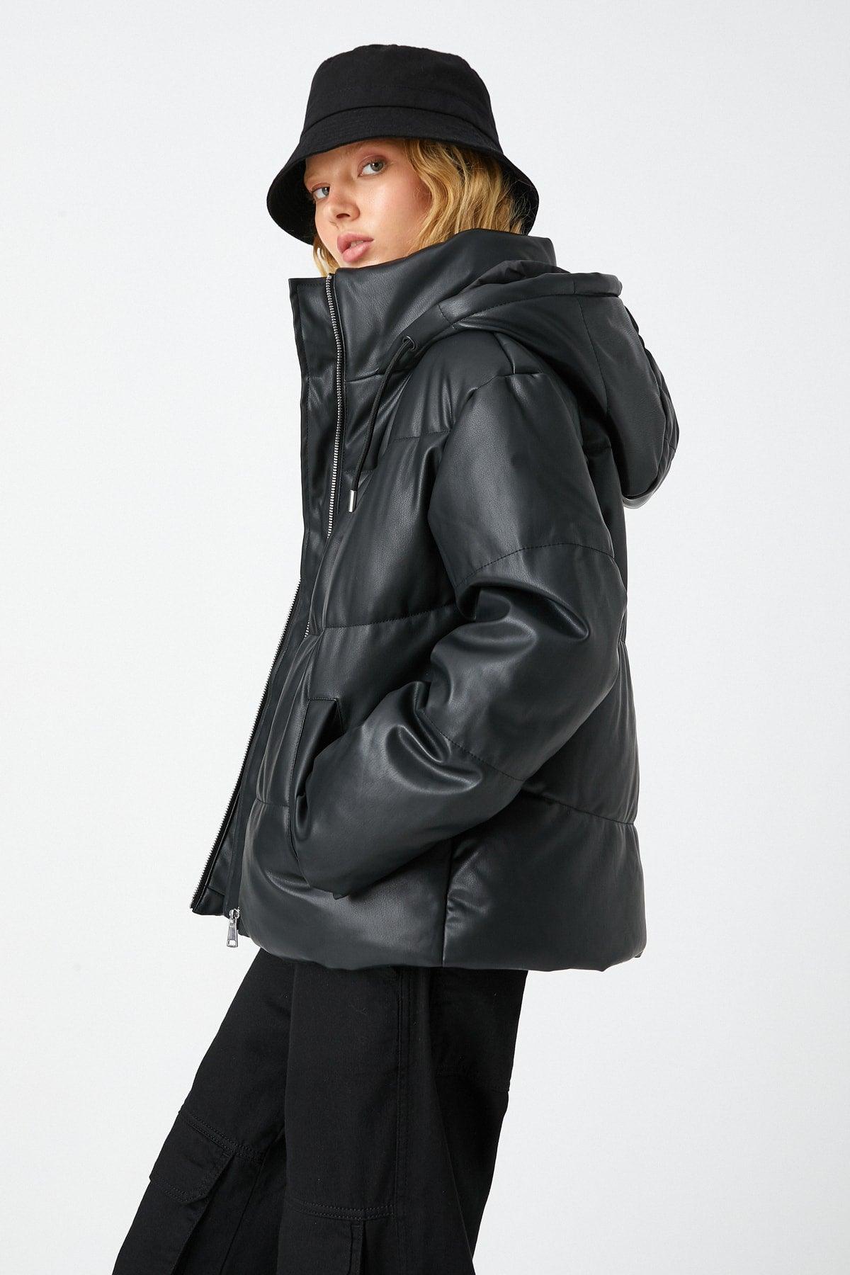 Women's Black Jacket 3WAL20018IW - Swordslife