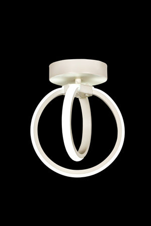 Sezen Led Ceiling Mounting Single Chandelier White