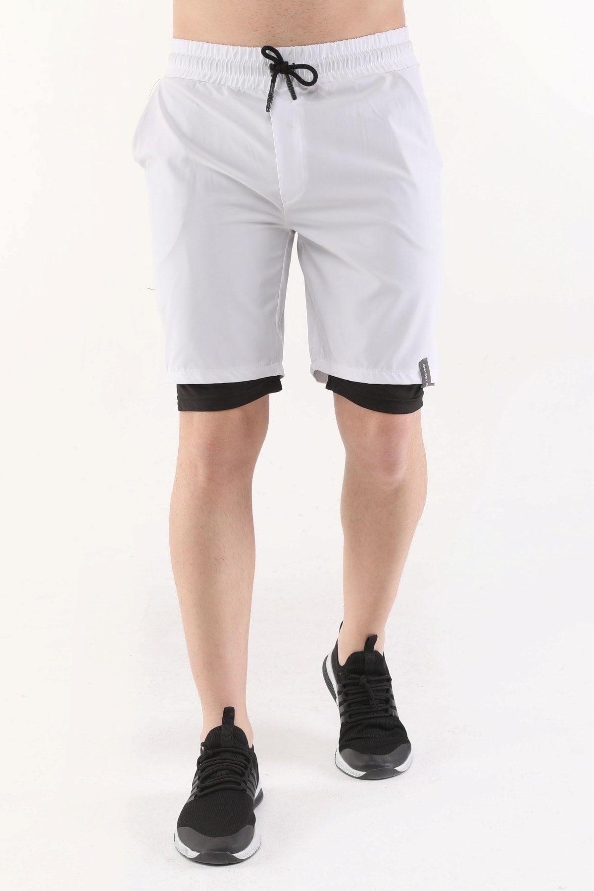Men'S Running Quick Dry Micropoly Training Turf Fitness Short Tights Outdoor Shorts
