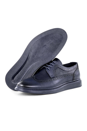 Lusso Genuine Leather Men'S Casual Classic Shoes, Genuine Leather Classic Shoes, Derby Classic