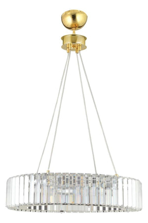 Luxury Diamond 47 Cm Gold Luxury Crystal Stone Chandelier